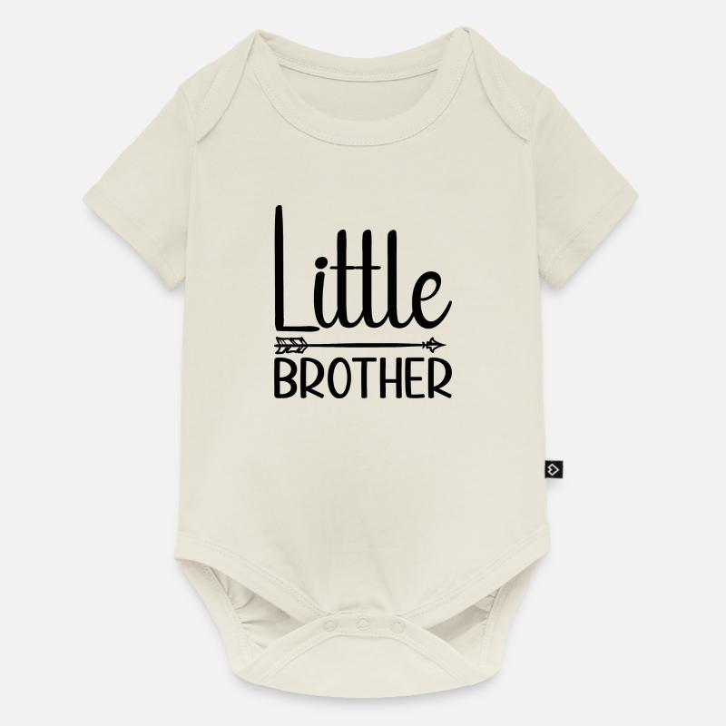 Brüderchen - Baby Premium Kurzarmbody - Naturweiß