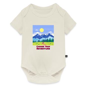 Retro Gaming Adventure - Baby Premium short-sleeve bodysuit - off white - Front