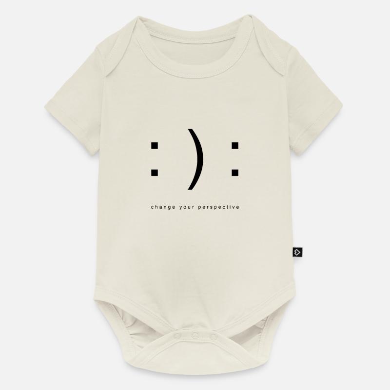Changez de perspective - Body à manches courtes Premium Bébé - blanc cassé
