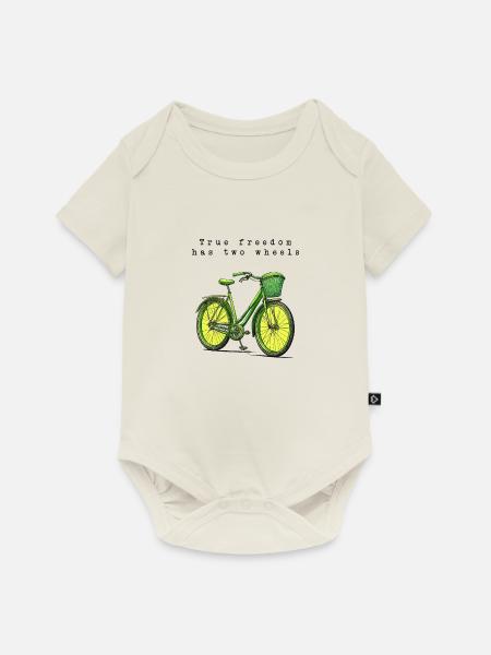 Wahre Freiheit - Baby Premium Kurzarmbody - Naturweiß