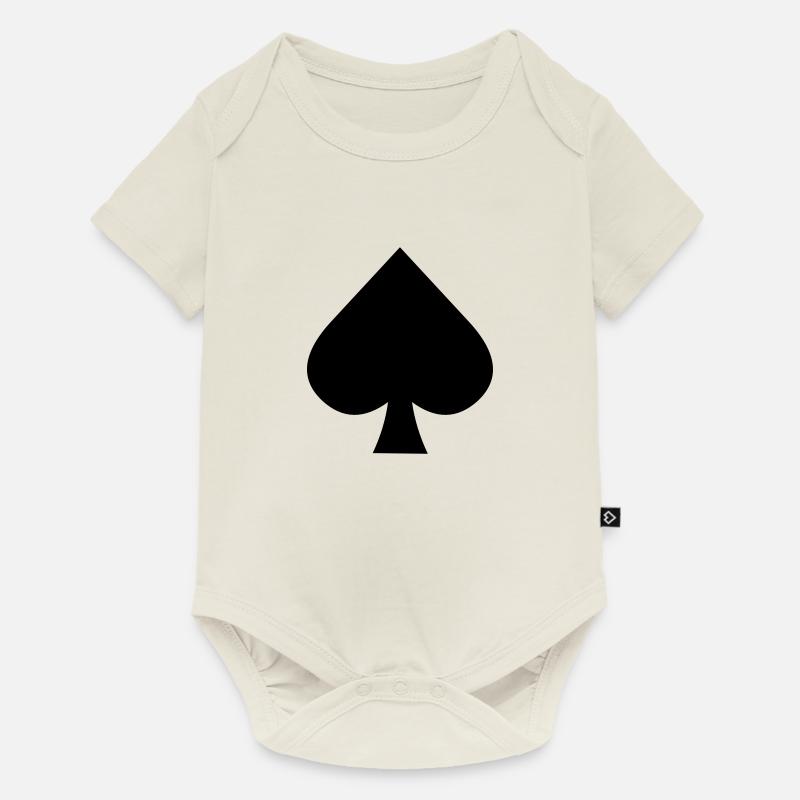 pik - Body à manches courtes Premium Bébé - blanc cassé