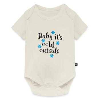 Schnee - Baby Premium Kurzarmbody - Naturweiß - Vorne