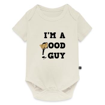 Je suis un bois Guy - Body à manches courtes Premium Bébé - blanc cassé - Devant