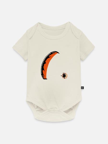 Powered Paraglider - Baby Premium Kurzarmbody - Naturweiß