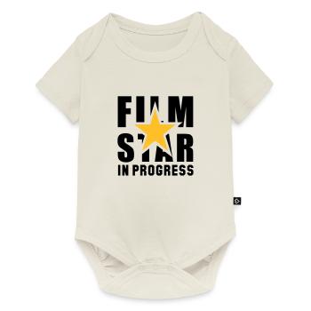 FILM STAR EN COURS 2C - Body à manches courtes Premium Bébé - blanc cassé - Devant