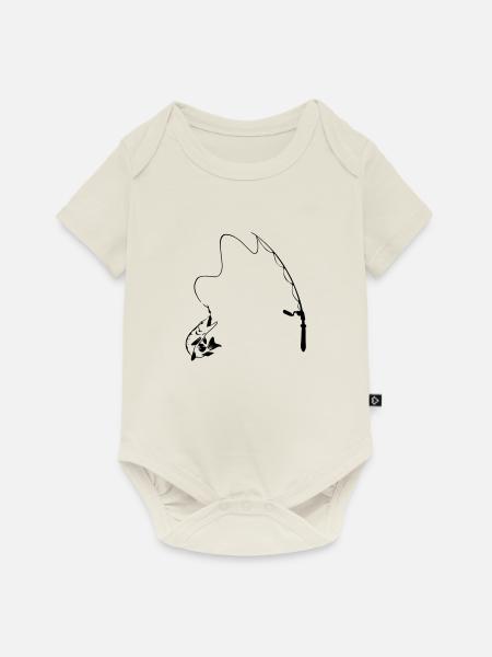Rute & Hecht - Baby Premium Kurzarmbody - Naturweiß