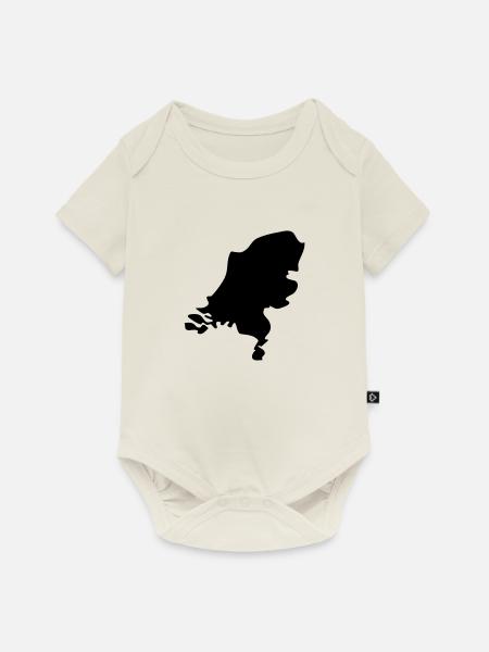Netherlands - Baby Premium Kurzarmbody - Naturweiß