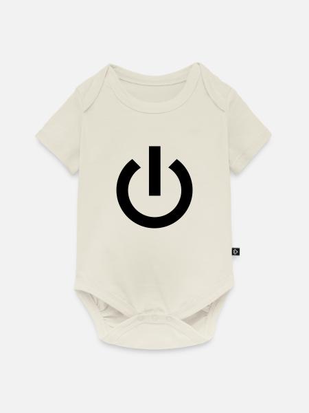 on_sign - Baby Premium Kurzarmbody - Naturweiß