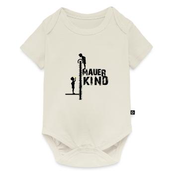 Berliner Mauerkind - BERLIN, BERLIN - Baby Premium Kurzarmbody - Naturweiß - Vorne