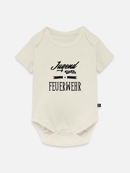 jugend feuerwehr team - Baby Premium Kurzarmbody - Naturweiß