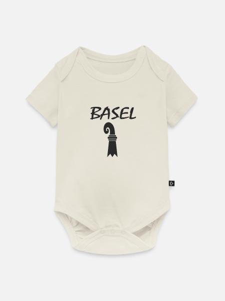 Baselerstab - Baby Premium Kurzarmbody - Naturweiß