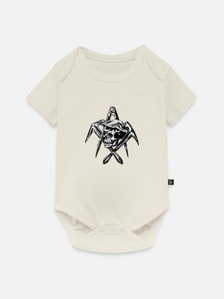 Dachdecker mit Werkzeug - Baby Premium Kurzarmbody - Naturweiß