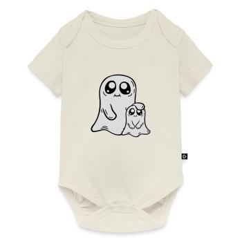 de famille Bande dessinée enfant - Body à manches courtes Premium Bébé - blanc cassé - Devant