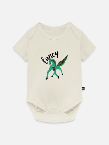 Hirngespinst - Baby Premium Kurzarmbody - Naturweiß