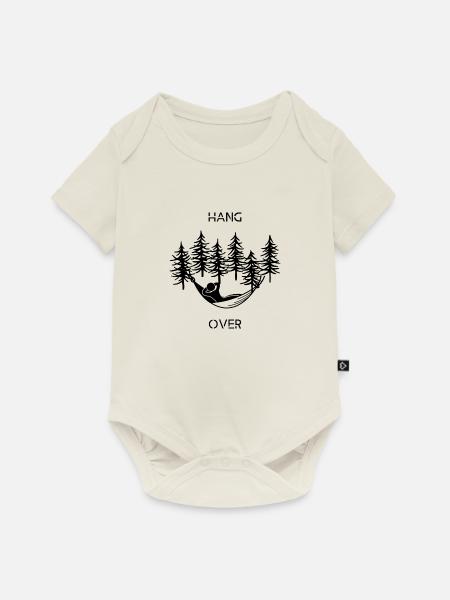 Hang Over - Baby Premium Kurzarmbody - Naturweiß