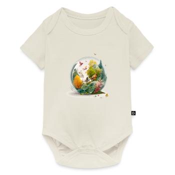 The miniature drill - Baby Premium short-sleeve bodysuit - off white - Front