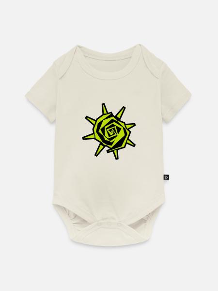 sun - Baby Premium Kurzarmbody - Naturweiß
