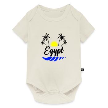 Égypte - Body à manches courtes Premium Bébé - blanc cassé - Devant