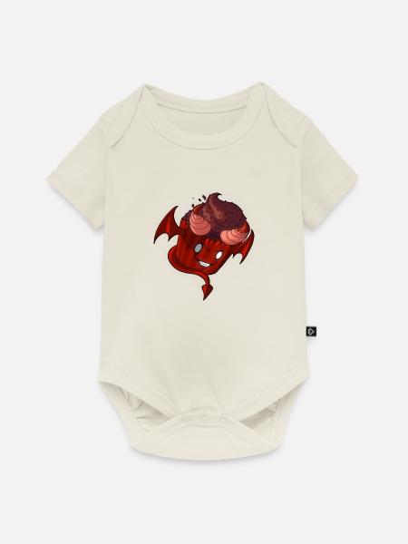 Devil Cupcake - Baby Premium Kurzarmbody - Naturweiß