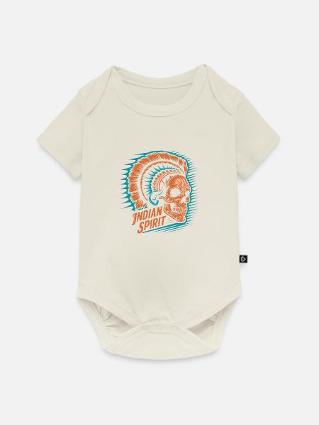 Indischer Geist - Baby Premium Kurzarmbody - Naturweiß