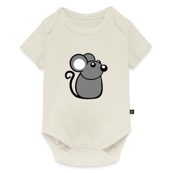 Mouse Mouse Cute Little Rat Rodent Friendly - Baby Premium short-sleeve bodysuit - off white - Front