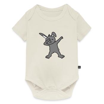Bunny Dabbing Dab Dance Pose Dancing Party Celebrate - Baby Premium short-sleeve bodysuit - off white - Front