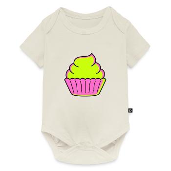 Cupcake - Body à manches courtes Premium Bébé - blanc cassé - Devant