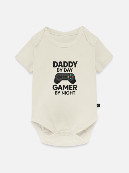 Dad Gamer - Baby Premium Kurzarmbody - Naturweiß