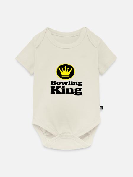 Bowling - Baby Premium Kurzarmbody - Naturweiß