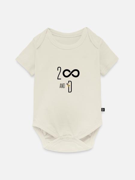 To infinity and Beyond - Baby Premium Kurzarmbody - Naturweiß