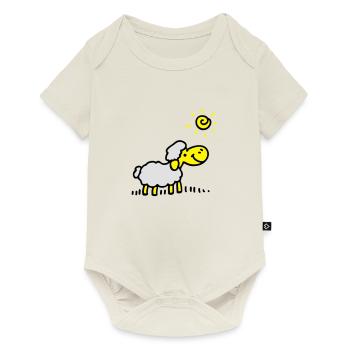 Moutons Sun 3 - Body à manches courtes Premium Bébé - blanc cassé - Devant