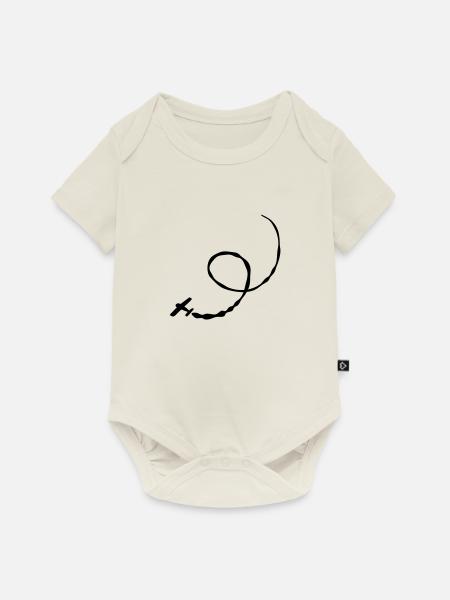Stunt Flugzeug - Baby Premium Kurzarmbody - Naturweiß