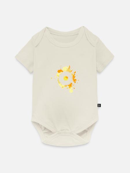 Vinyl - Baby Premium Kurzarmbody - Naturweiß