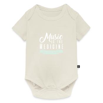 Bonne musique - Body à manches courtes Premium Bébé - blanc cassé - Devant
