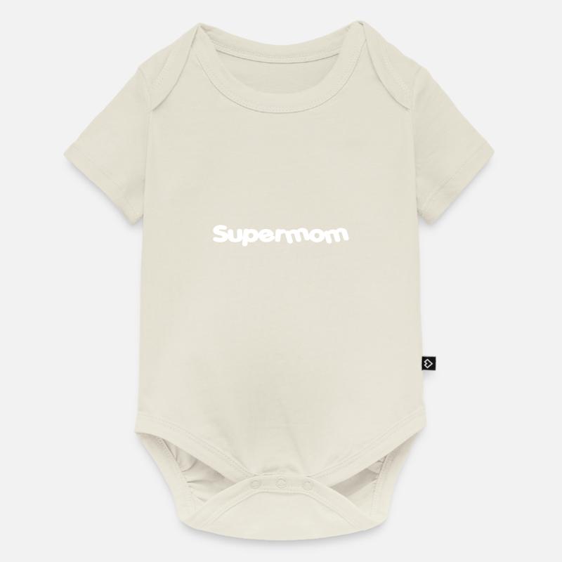 supermom - Body à manches courtes Premium Bébé - blanc cassé