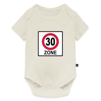 Zone 30 birthday - Baby Premium short-sleeve bodysuit - off white - Front