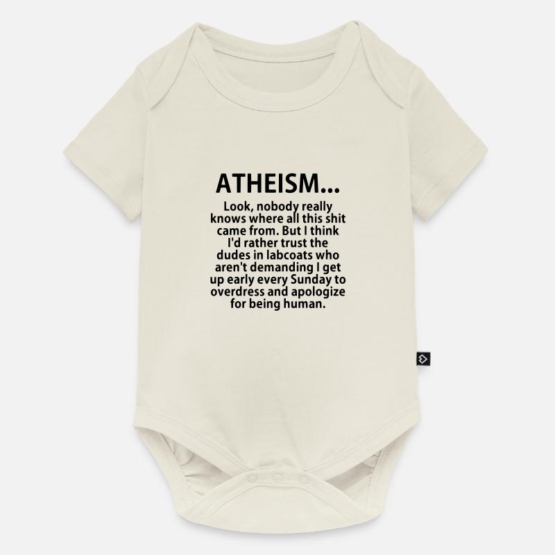 Atheism - Body à manches courtes Premium Bébé - blanc cassé