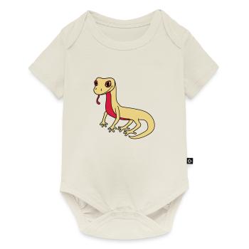 lizard gecko snake reptile blindfuck - Baby Premium short-sleeve bodysuit - off white - Front