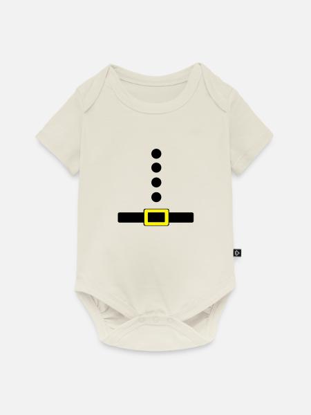 belt - Baby Premium Kurzarmbody - Naturweiß