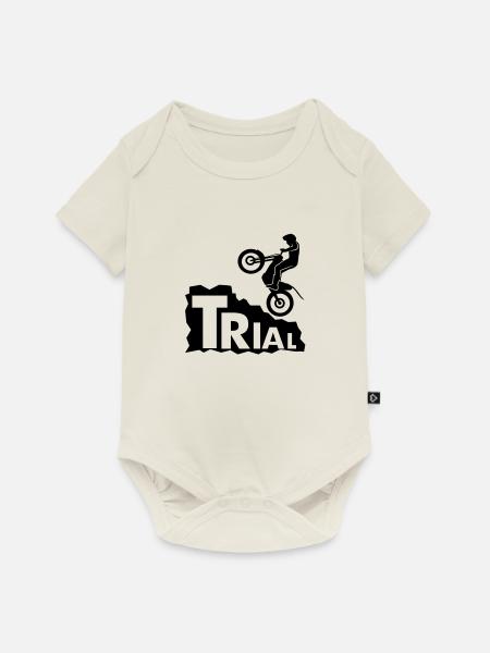 Trial Rock - Baby Premium Kurzarmbody - Naturweiß