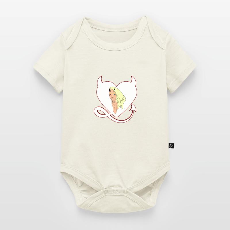 Devil with devil's heart Devil devil's female Baby Premium short-sleeve bodysuit