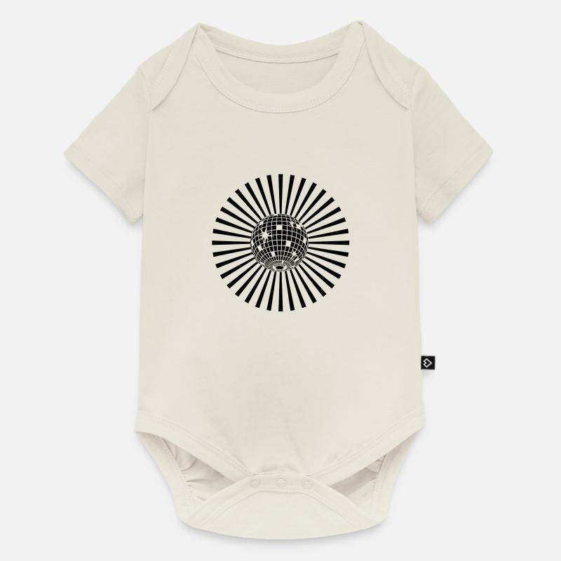 boule_a_facettes - Body à manches courtes Premium Bébé - blanc cassé