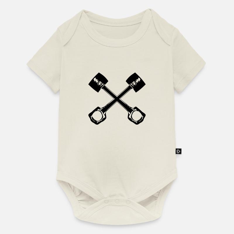 Moteur - Body à manches courtes Premium Bébé - blanc cassé
