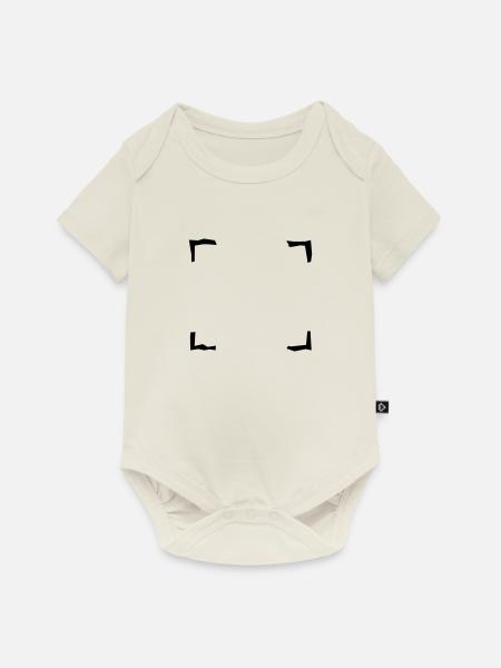Cool Frame - Baby Premium Kurzarmbody - Naturweiß