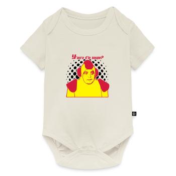 y'aura d'la soupe jacques villeret - Body à manches courtes Premium Bébé - blanc cassé - Devant
