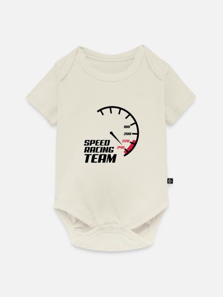 tacho2 - Baby Premium Kurzarmbody - Naturweiß