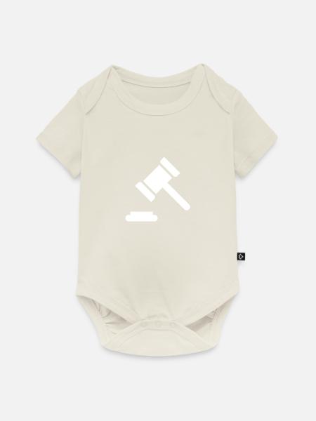 Gericht - Baby Premium Kurzarmbody - Naturweiß