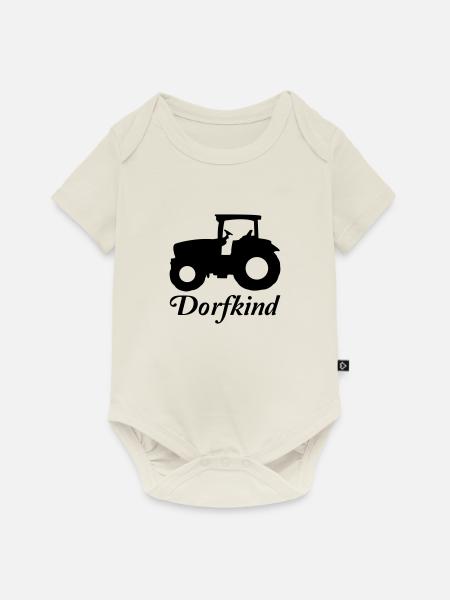 traktor - Baby Premium Kurzarmbody - Naturweiß