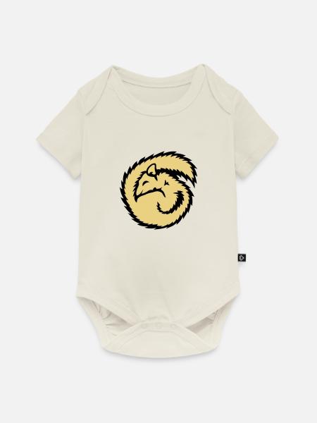 Lieertier schlafen schlafe winterschlaf - Baby Premium Kurzarmbody - Naturweiß