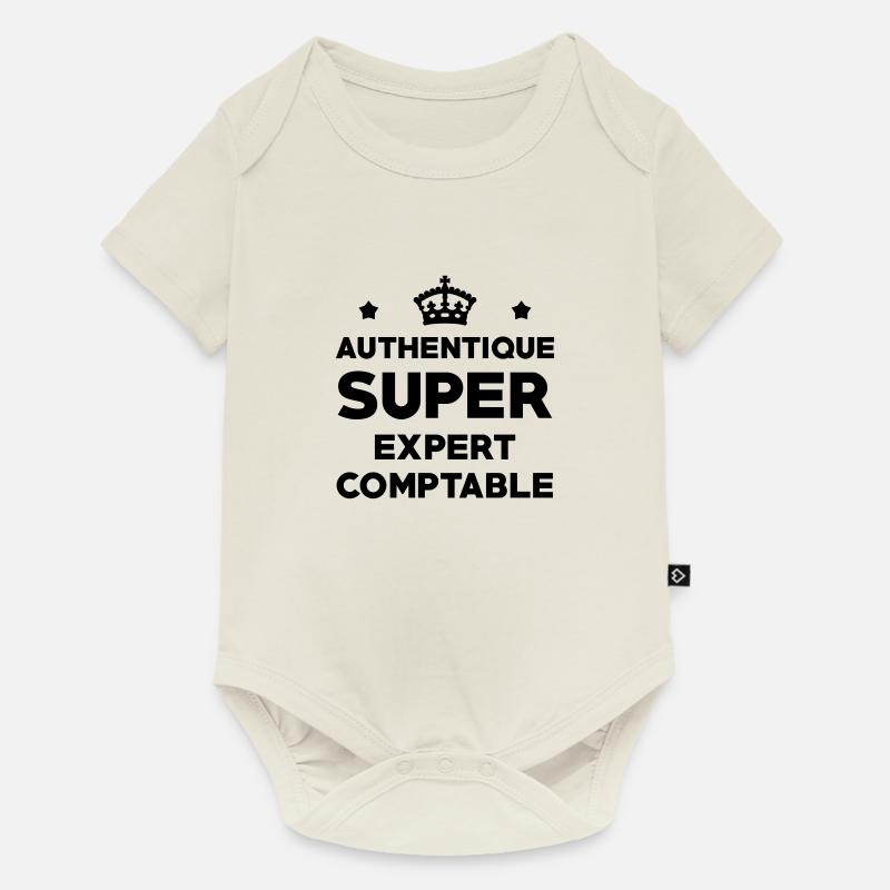 Expert Comptable / Comptabilité / Comptable / - Body à manches courtes Premium Bébé - blanc cassé